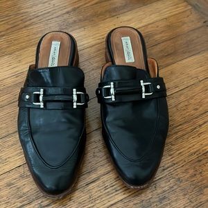 Ariat two24 black leather mules size 8.5